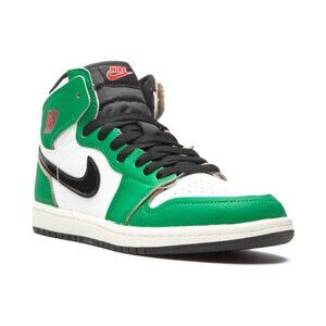 Jordan Nike Kids Air Jordan 1 Retro High OG "Lucky Green" sneakers Size 7